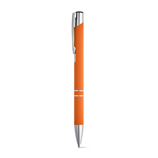 Stylo BETA SOFT en aluminium avec finition en caoutchouc - Objet publicitaire de qualité supérieure