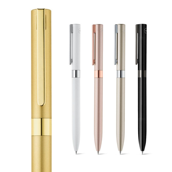 Stylo à bille en aluminium recyclé CLARE - Accessoire publicitaire durable | BCM Goodies