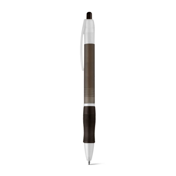 Stylo à bille SLIM BK en ABS avec antidérapant - Accessoire professionnel durable