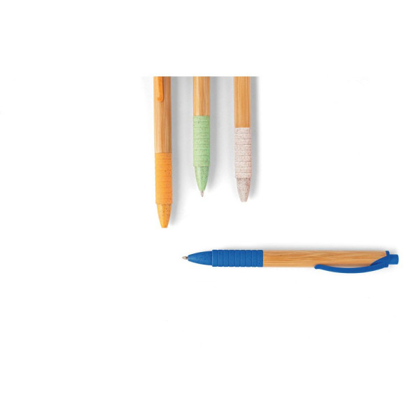 Stylo en bambou KUMA avec clip antidérapant - Goodies écologiques pour entreprises