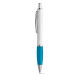 Stylo à bille personnalisable MOVE en ABS blanc avec clip en métal - BCM Goodies