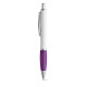 Stylo à bille personnalisable MOVE en ABS blanc avec clip en métal - BCM Goodies