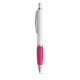 Stylo à bille MOVE BK en ABS blanc avec clip en métal - BCM Goodies