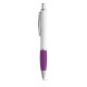 Stylo à bille MOVE BK en ABS blanc avec clip en métal - BCM Goodies