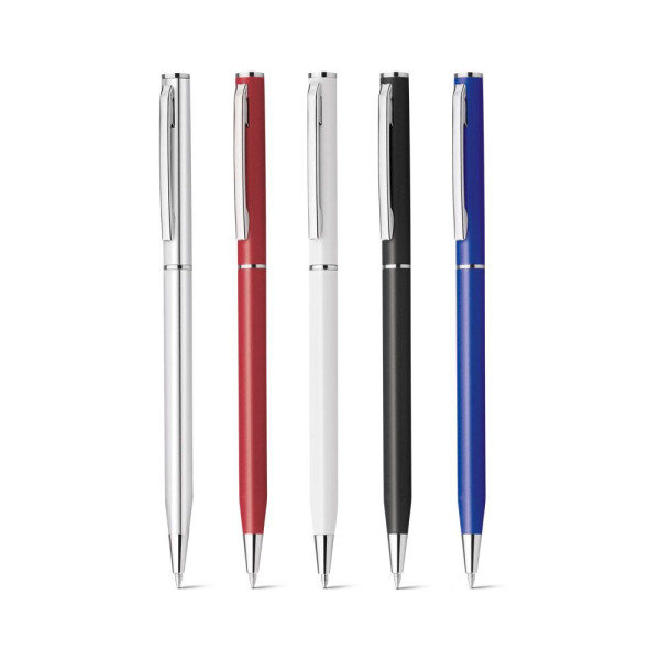 Stylo à bille en aluminium personnalisable LESLEY METALLIC - BCM Goodies
