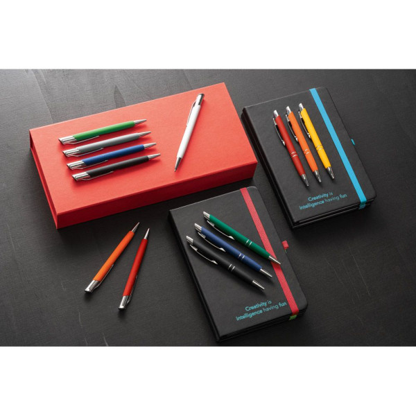 Stylo en aluminium avec clip MARIETA SOFT pour événements B2B et cadeaux d'entreprise - BCM Goodies