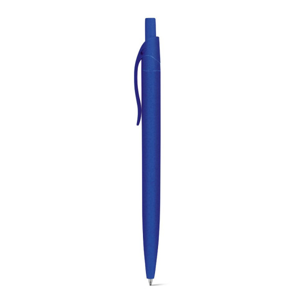 Stylo à bille CAMILA en fibre de paille de blé et ABS avec clip - BCM Goodies