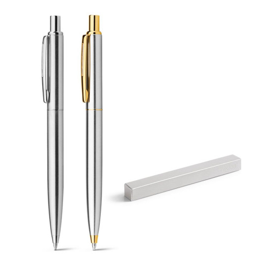 Stylo à bille en acier inoxydable SILVERIO - Accessoire élégant et pratique pour vos événements et cadeaux d'entreprise