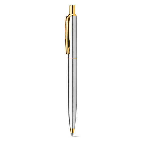 Stylo à bille en acier inoxydable SILVERIO - Accessoire élégant et pratique pour vos événements et cadeaux d'entreprise
