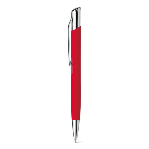 Stylo à bille en aluminium OLAF SOFT avec finition rubber - BCM Goodies