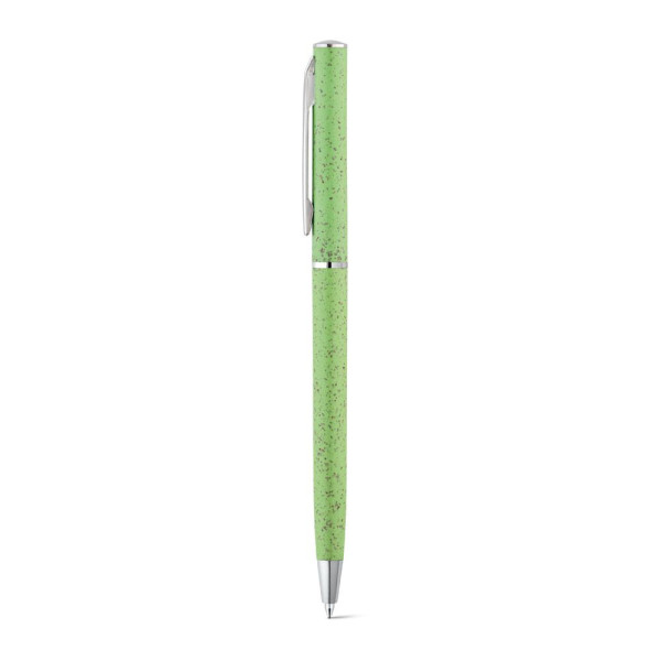 Stylo Devin en fibre de paille de blé et ABS pour communication durable