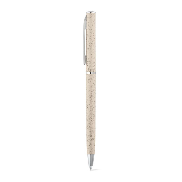 Stylo Devin en fibre de paille de blé et ABS pour communication durable