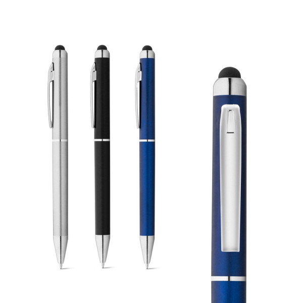 Stylo à bille en ABS avec finition métallique ESLA - Objet publicitaire de qualité pour entreprises