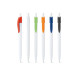 Stylo à bille en ABS avec clip coloré personnalisable - BCM Goodies