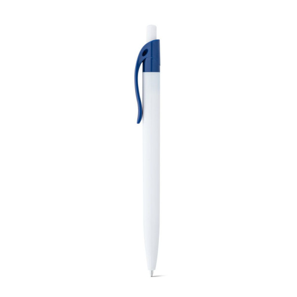 Stylo à bille en ABS avec clip coloré personnalisable - BCM Goodies