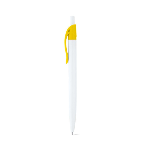 Stylo à bille en ABS avec clip coloré personnalisable - BCM Goodies