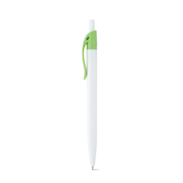 Stylo à bille en ABS avec clip coloré personnalisable - BCM Goodies