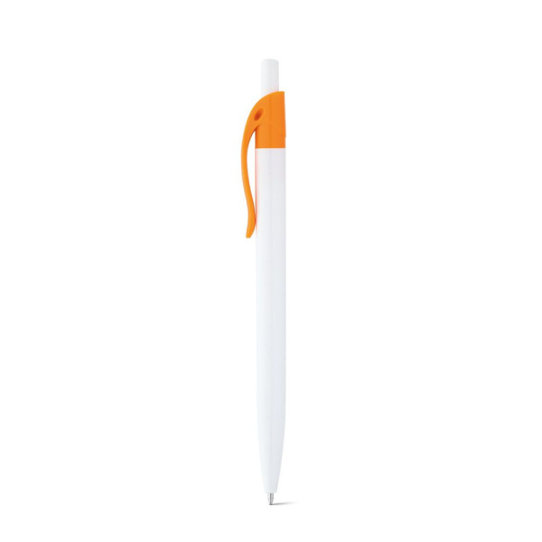 Stylo à bille en ABS avec clip coloré personnalisable - BCM Goodies