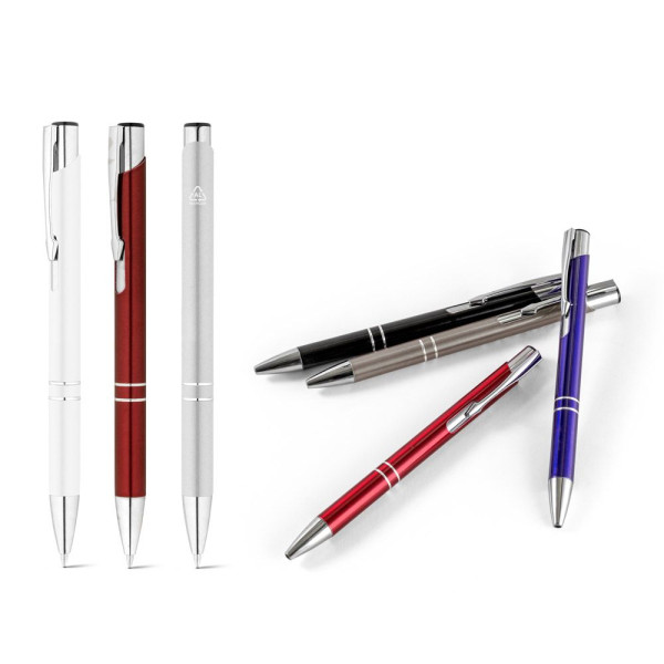 Stylo à bille en aluminium recyclé personnalisable - BCM Goodies