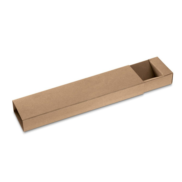 Étui en papier recyclé pour 1 stylo à bille - PENDULO - BCM Goodies