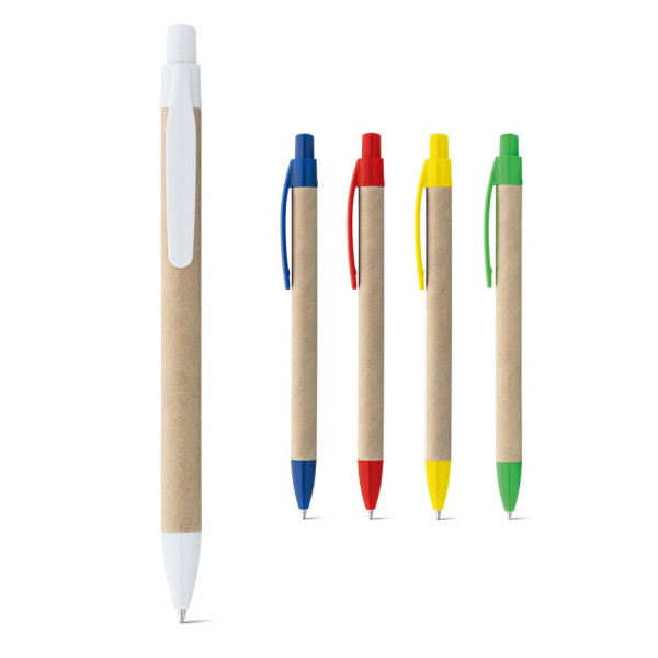 Stylo bille en papier recyclé personnalisable - BCM Goodies