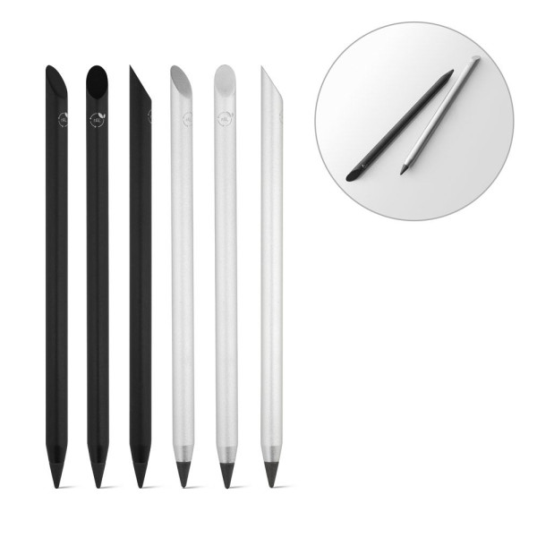 Stylo sans encre en aluminium recyclé MONET - Objet publicitaire écologique et responsable