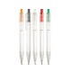 Stylo personnalisable en rPET avec bouton coloré - BCM Goodies