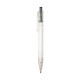 Stylo personnalisable en rPET avec bouton coloré - BCM Goodies