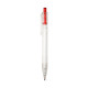 Stylo personnalisable en rPET avec bouton coloré - BCM Goodies