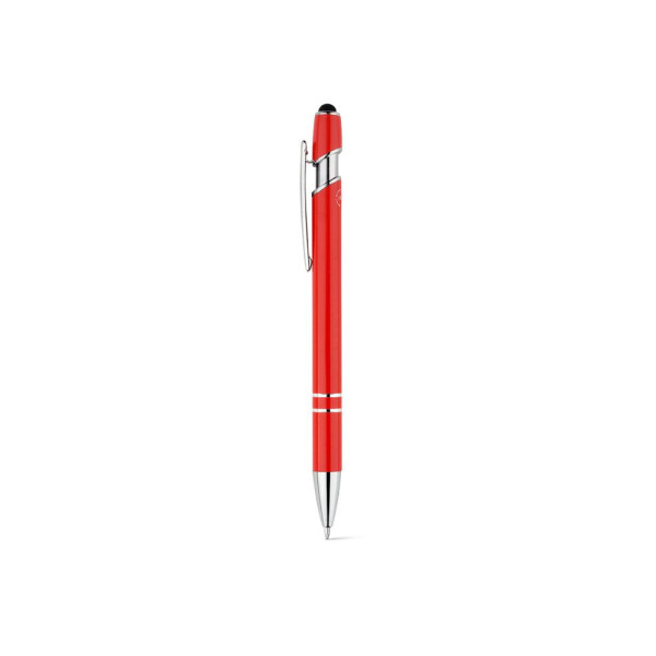 Stylo à bille NEIL en aluminium recyclé à 100% avec pointe tactile - BCM Goodies