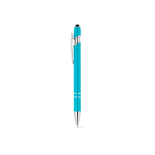 Stylo à bille NEIL en aluminium recyclé à 100% avec pointe tactile - BCM Goodies