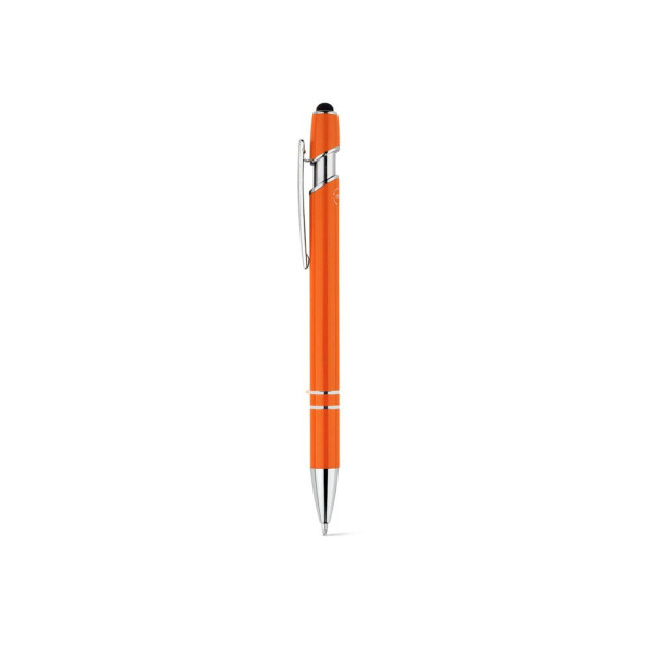 Stylo à bille NEIL en aluminium recyclé à 100% avec pointe tactile - BCM Goodies