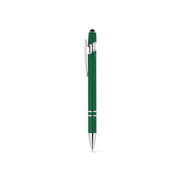 Stylo à bille NEIL en aluminium recyclé à 100% avec pointe tactile - BCM Goodies