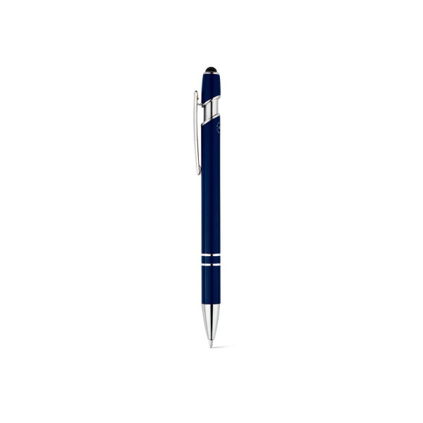 Stylo à bille NEIL en aluminium recyclé à 100% avec pointe tactile - BCM Goodies