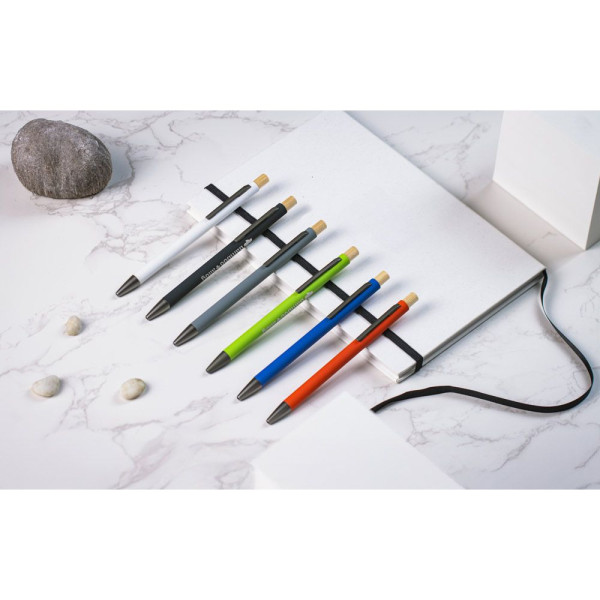 Stylo à bille en aluminium recyclé ZYLEN pour objets publicitaires durables - BCM Goodies