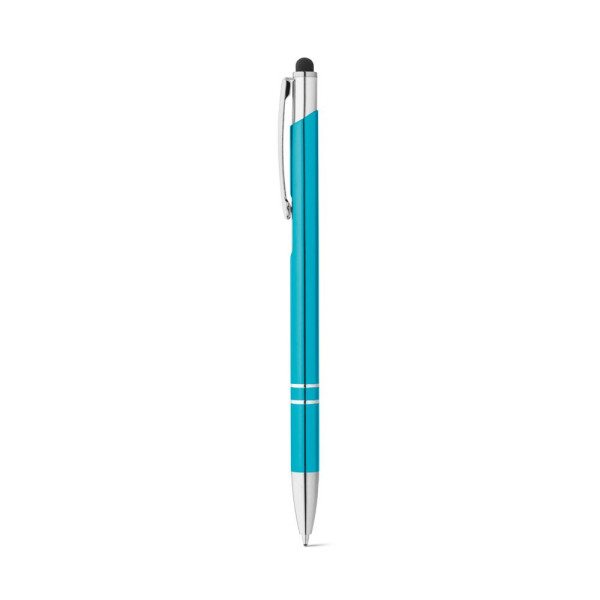 Stylo en aluminium GALBA avec pointe tactile et clip - Accessoire promotionnel pour entreprises