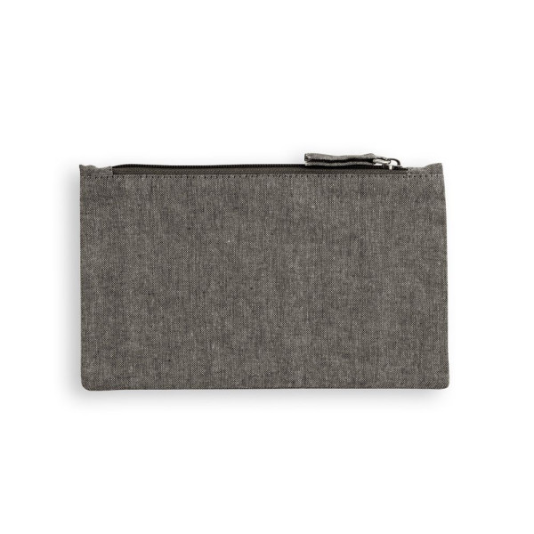 Pochette multifonctions en coton recyclé et polyester rPET MILLIE - Objet publicitaire durable et personnalisable pour entrepris