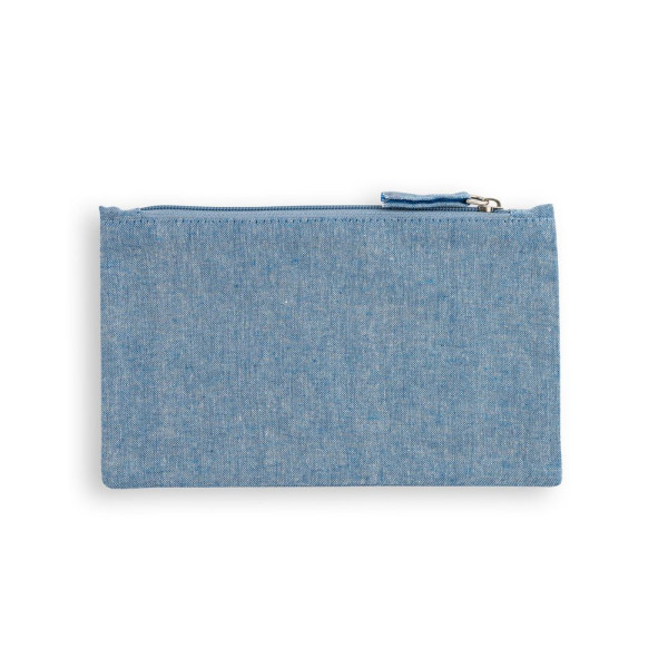 Pochette multifonctions en coton recyclé et polyester rPET MILLIE - Objet publicitaire durable et personnalisable pour entrepris