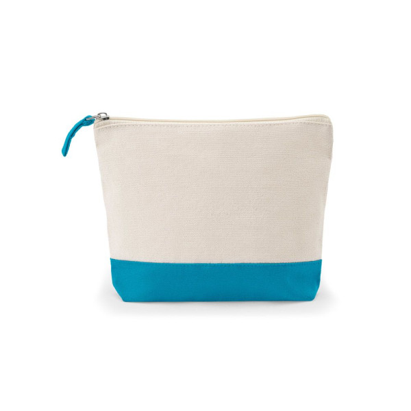 Trousse à cosmétiques 100 % coton bicolore DAPHNE - BCM Goodies