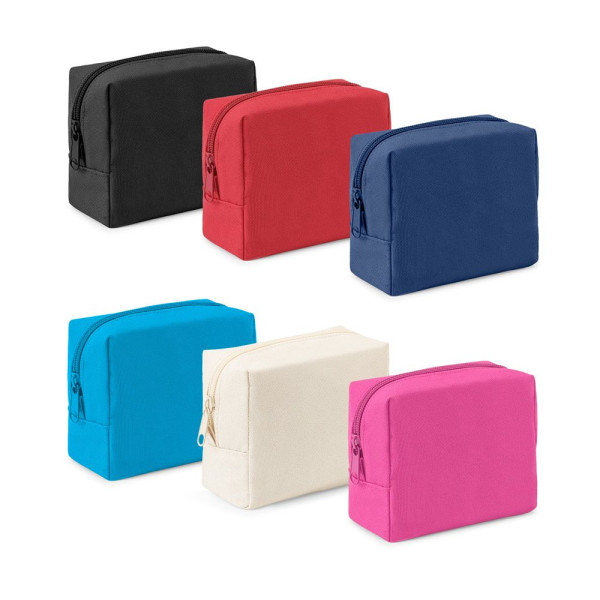 Trousse à cosmétiques CHLOE en polyester 600D haute densité - Accessoire promotionnel pour professionnels et voyages