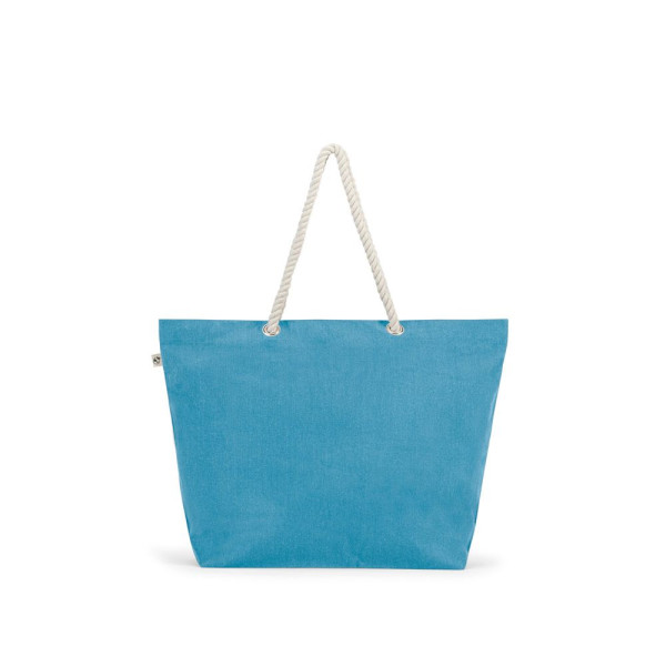 Sac de plage ATHENS en coton et polyester recyclé - Accessoire éco-responsable pour communication de marque