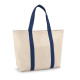 Sac en toile 100% coton avec poche frontale et intérieure (280 g/m²) - VILLE - BCM Goodies