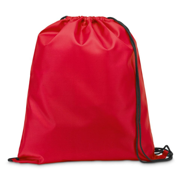 Sac à dos 210D avec cordons de serrage noirs CARNABY - Personnalisable pour vos événements et cadeaux - Shopping