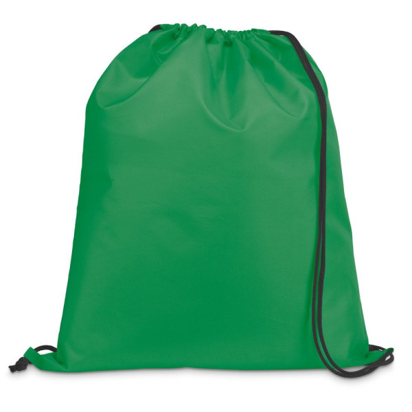 Sac à dos 210D avec cordons de serrage noirs CARNABY - Personnalisable pour vos événements et cadeaux - Shopping