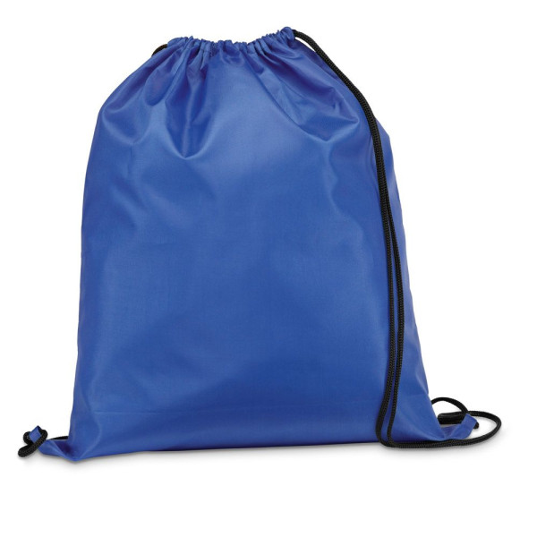 Sac à dos 210D avec cordons de serrage noirs CARNABY - Personnalisable pour vos événements et cadeaux - Shopping