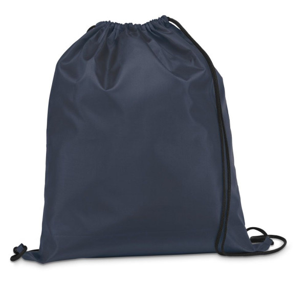 Sac à dos 210D avec cordons de serrage noirs CARNABY - Personnalisable pour vos événements et cadeaux - Shopping