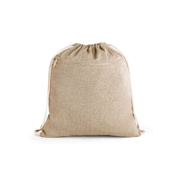 Sac à cordelettes en coton recyclé CHANCERY - sac écoresponsable pour goodies B2B | BCM Goodies