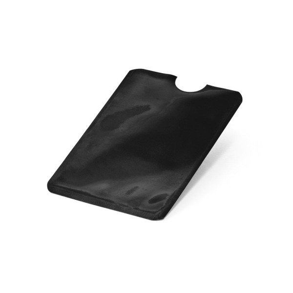 Porte-cartes en aluminium avec blocage RFID - Accessoire professionnel et élégant