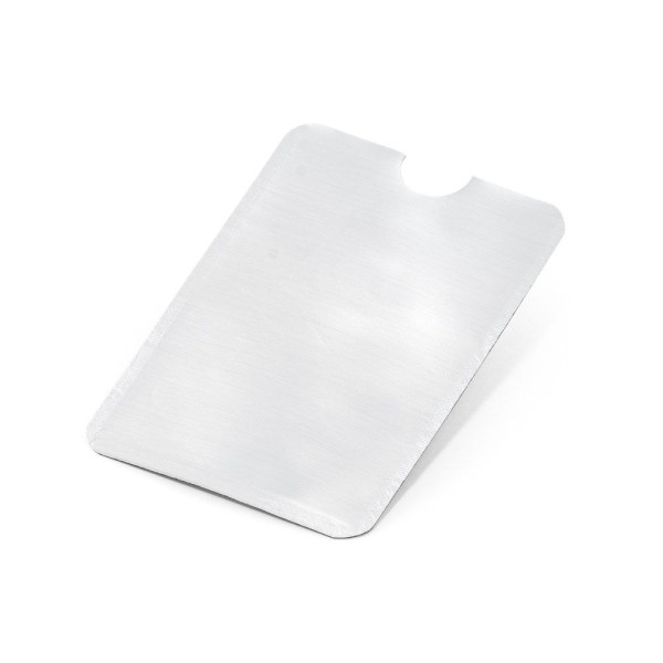 Porte-cartes en aluminium avec blocage RFID - Accessoire professionnel et élégant