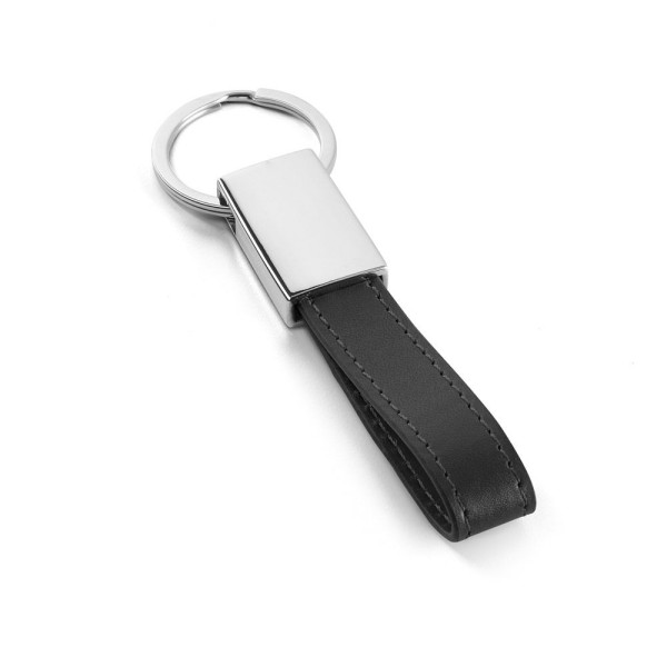 Porte-clés WATOH en métal et PU - Accessoire publicitaire professionnel